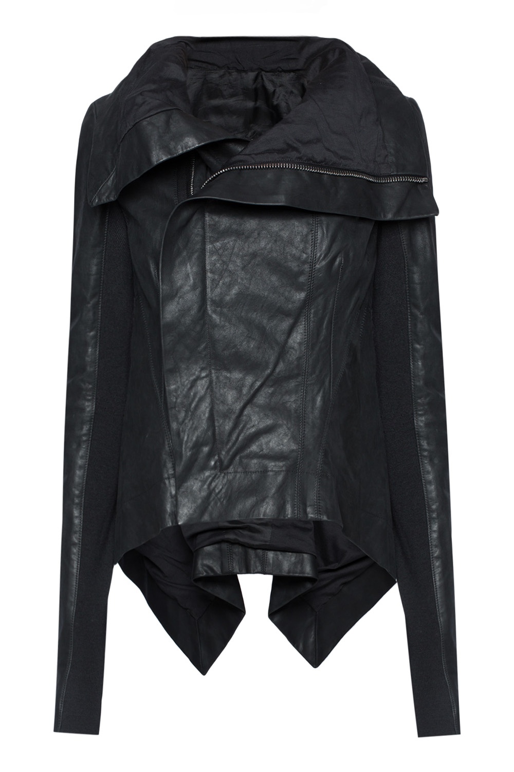 rick owens asymmetric jacket